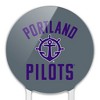 Portland Pilot Acrylic Cake Topper Party Decoration for Wedding Anniversary Birthday Graduation - 3 of 4
