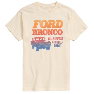 Men's - Ford - Bronco 4-Wheel-Drive Rainbow Gradient Short Sleeve Graphic T-Shirt - 1 of 4