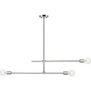 Z-Lite Modernist 3 - Light Chandelier in  Chrome - 1 of 4