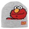 Sesame Street Elmo Boys Reversible Winter Beanie Hat and Mittens Set, Toddlers Ages 2-4 - 2 of 4