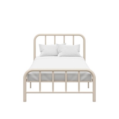 RealRooms Marva Metal Bed Frame with Headboard