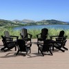 WestinTrends Malibu  HDPE Outdoor Folding Poly Adirondack Chair (Set of 8) - 2 of 4