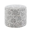 Wovenbyrd Hampton 19" Round Pouf Ottoman - 4 of 4