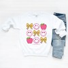 Simply Sage Market S.W.Smiley Teacher Chart Apple Sweatshirt - 3 of 4