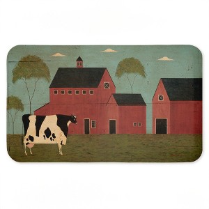 Stupell Industries Nellies Barn Cow Printed Anti-Fatigue Floor Mat, design by Warren Kimble, 30"x18" - 1 of 4