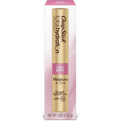 Chapstick Total Hydration with Tint and SPF 15 - Very Berry - 0.08oz