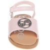 bebe Girls' Sandals - Open Toe Flat Sandals for Girls, Stylish and Comfy Sandals (Toddler/Little Girl/Big Girl) - 4 of 4