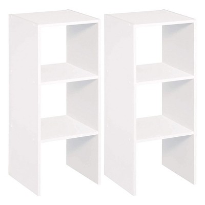 ClosetMaid Home Stackable 4-Cube Cubeicals Organizer Storage, White (3 Pack)