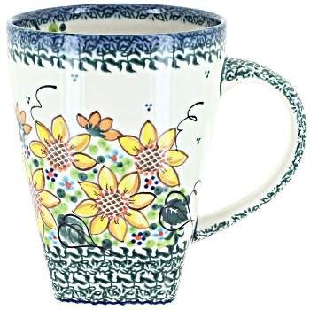 Blue Rose Polish Pottery Kristi Travel Coffee Mug : Target