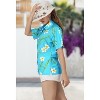 HAPPY BAY Women's Button Down Blouses Casual Tops Summer Beach Party Short Sleeve Vacation Floral Button Up Dress Hawaiian Shirts - 2 of 4