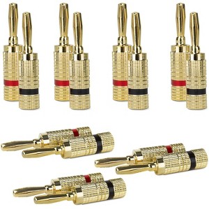 Premium Banana Plug Speaker Wire Connectors (AV22638-7PACK) - 1 of 4