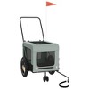 vidaXL Pet Bike Trailer Gray and Black Oxford Fabric and Iron - 4 of 4