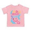The Juniper Shop Boho Sunshine State Of Mind Flowers Toddler Short Sleeve Tee - 2 of 4