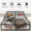 Twin XL Metal Platform Bed with Sturdy Frame for Bedroom - 3 of 4