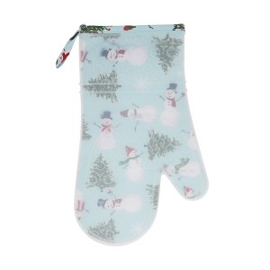 Unique Bargains Non-slip Pattern Oven Mitts 1 Pc - 1 of 4