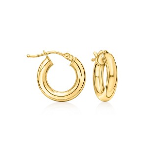 Ross-Simons Italian 3mm 10kt Yellow Gold Huggie Hoop Earrings - 1 of 4