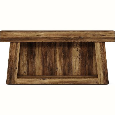 Tribesigns 63-inch Farmhouse Console Table, 2-Tier Entryway Table Sofa Table Behind Couch for Living Room, Corridor