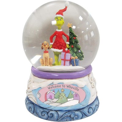 The Grinch Who Stole Christmas Grinch and Max 6 Inch Enesco Waterball