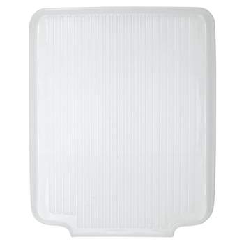 Ta Da Aluminum Compact Dish Rack with Silicone Dry Smart Mat - Light Gray