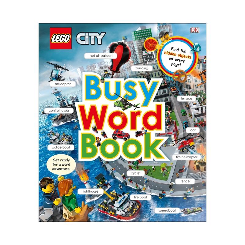 Lego City: Busy Word Book - by  DK (Hardcover), 1 of 2