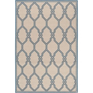 Linden LND124 Power Loomed Indoor/Outdoor Rugs - Safavieh - 1 of 4