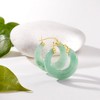 Ross-Simons Jade Hoop Earrings With 14kt Yellow Gold - 4 of 4