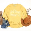 Simply Sage Market S.W.Smiley Let's Learn Today Pencil Garment Dyed Long Sleeve - 3 of 4