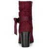 Allegra K Women's Casual Chunky Heel Ankle Boots - 4 of 4