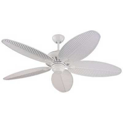 52" Monte Carlo Cruise Wet Location White Ceiling Fan