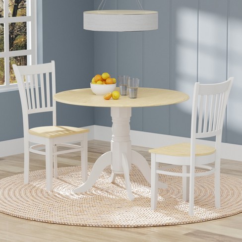 Round back deals spindle dining chairs