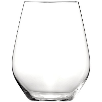 Spiegelau Authentis Casual Stemless Red Wine Tumblers, Set of 4