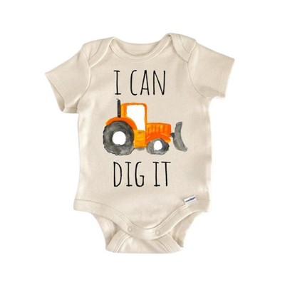 Bulldozer Excavator Construction - Baby Boy Girl Clothes Infant Onesie® Funny Cute GS1
