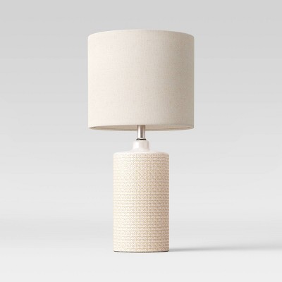 Large Assembled Ceramic Table Lamp (Includes LED Light Bulb) Cream - Project 62™