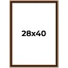 PosterPalooza | Weathered Gold Picture Frame - UV Acrylic, Foam Board Backing, Hanging Hardware - 2 of 4