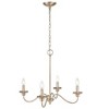 Millennium Lighting Delvona 4 - Light Chandelier in  Modern Gold - 2 of 2