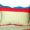 Slickblue Full/Queen, Soft Vermicelli Quilted Bedspread and Shams, Quilt Set, Design 1/2/3, TC Fabric, 3 Piece - 2 of 4