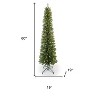 HomeRoots 5' Pre Lit Slender Fir Christmas Tree - 3 of 4