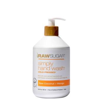 Raw Sugar Simply  Hand Wash Raw Coconut + Mango - 16.9 fl oz