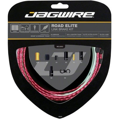 Jagwire Road Elite Link Brake Kit Brake Cable & Housing Set
