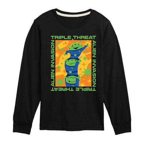 Boys' - Disney - Aliens Triple Threat Long Sleeve Graphic T-Shirt - image 1 of 4