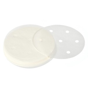 Unique Bargains Non-Stick Round Parchment Air Fryer Baking Steaming Paper Sheets White - 1 of 4