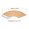Unique Bargains Blank Arts Crafts DIY Painting Fan Shape Kraft Paper 30 Pcs - 2 of 4