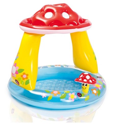 Intex Inflatable Mushroom Water Play Center Kiddie Baby Swimming Pool Ages 1-3