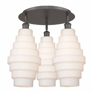 Cascade - 3 Light Flush Mount In Industrial Style-17.5 Inches Tall and 19.75 Inches Wide - 1 of 1