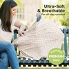 KeaBabies Car Seat Cover for Babies, Multi-Use Nursing Cover, Infant Carseat Cover, Breastfeeding Cover, Stroller Cover - 2 of 4