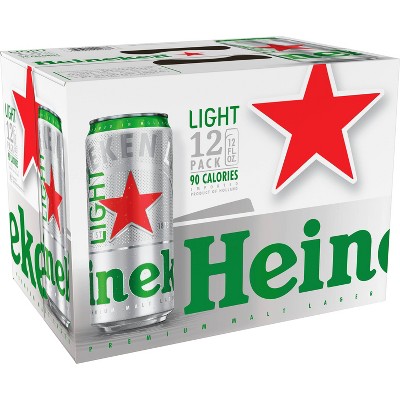 Heineken Light Lager Beer - 12pk/12 fl oz Cans