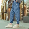 Dalix Astronaut Embroidery Heavy Weight Fleece Sweatpants Soft Lounge Pant Drawstring Waistband Pockets Mens - 4 of 4