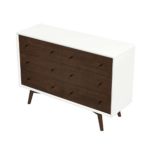 Ashcroft Furniture,Caroline Mid Century Modern Solid Wood Dresser - 1 of 4