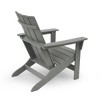 CAVINAS Wood Outdoor Folding Adirondack Chair, Portable Chairs for Adults, All-Weather Outdoor Seating with Slat Design, Rustic Modern Patio Chair - 4 of 4