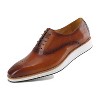 Gino Vitale | Men's Handcrafted Genuine Leather Hybrid Casual Brogue Dress Shoe - 2 of 4